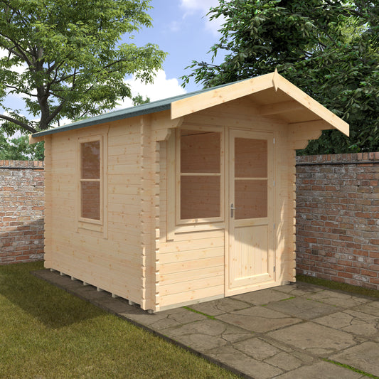 Traditional Apex Roof Log Cabin | The Snowdrop